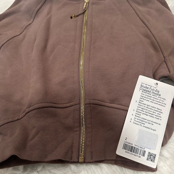 lululemon scuba full zip cropped hoodie - Picture 2 of 4